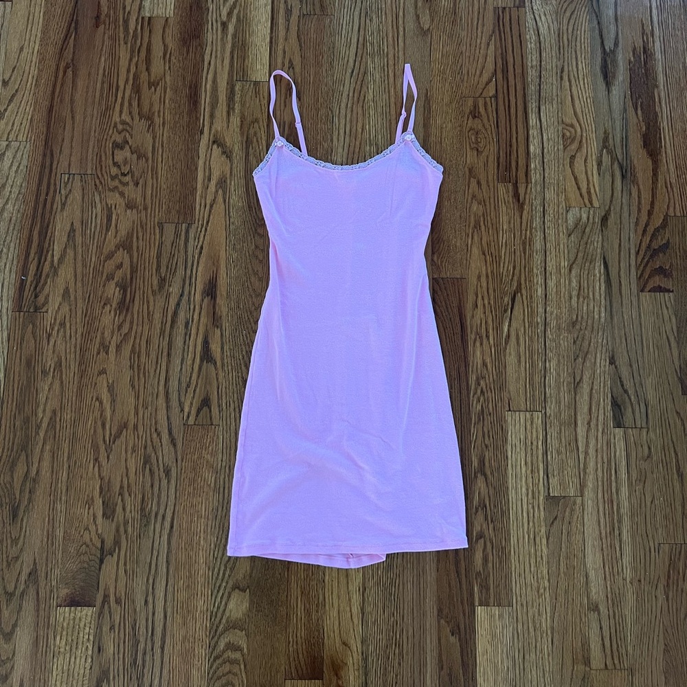 SKIMS Pink Mini Dress